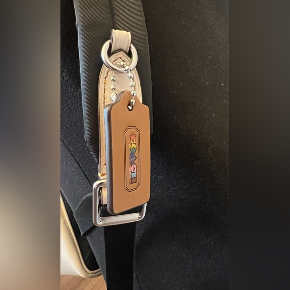 Coach Mini Court Backpack In Rainbow Signature Canvas - Picture 2 of 8